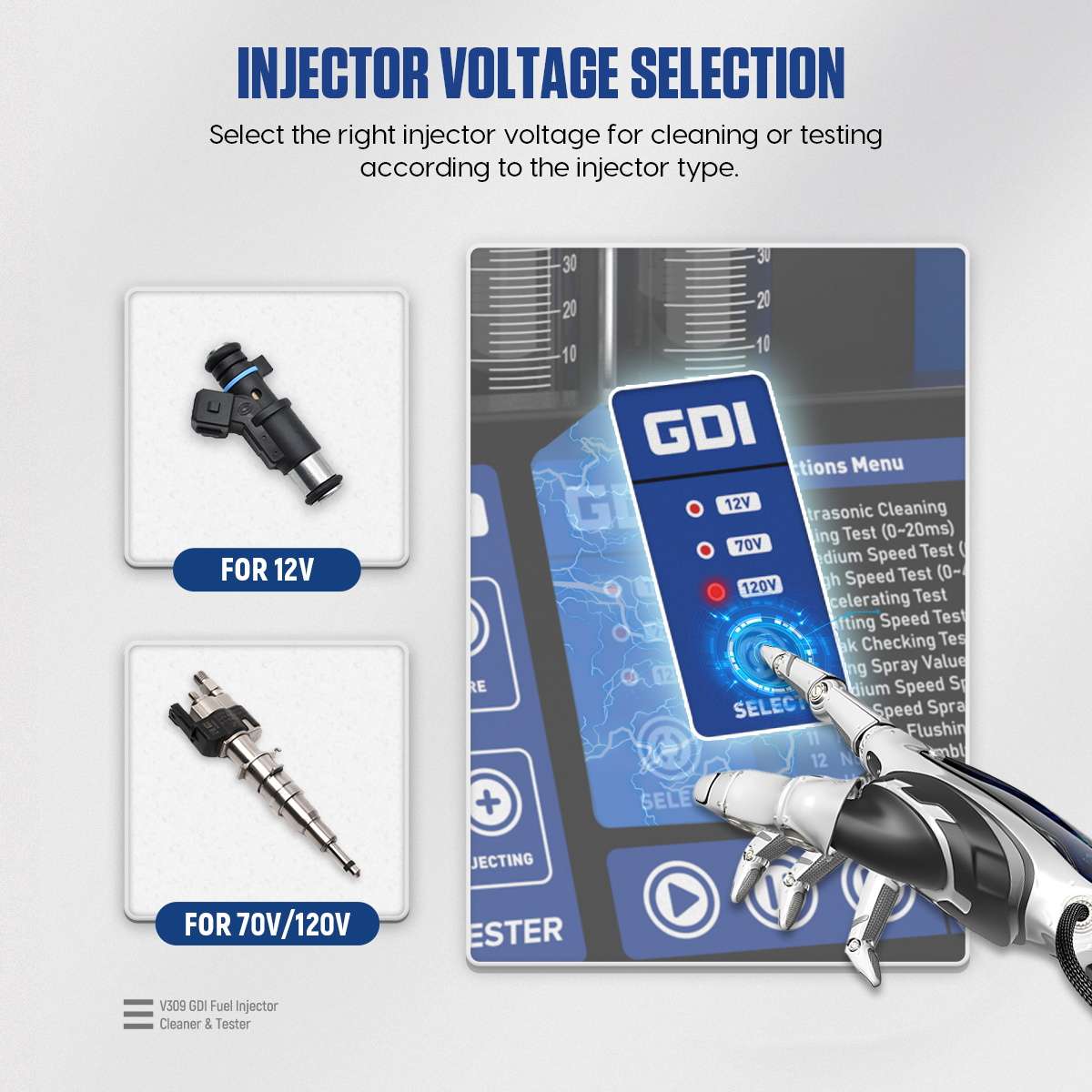 MRCARTOOL V309 Fuel Injector Tester Direct Injection - Image 8