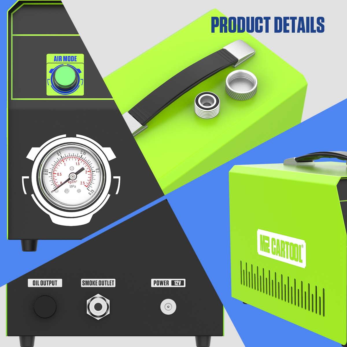 MR CARTOOL T105 Automotive Smoke Machine - Image 13