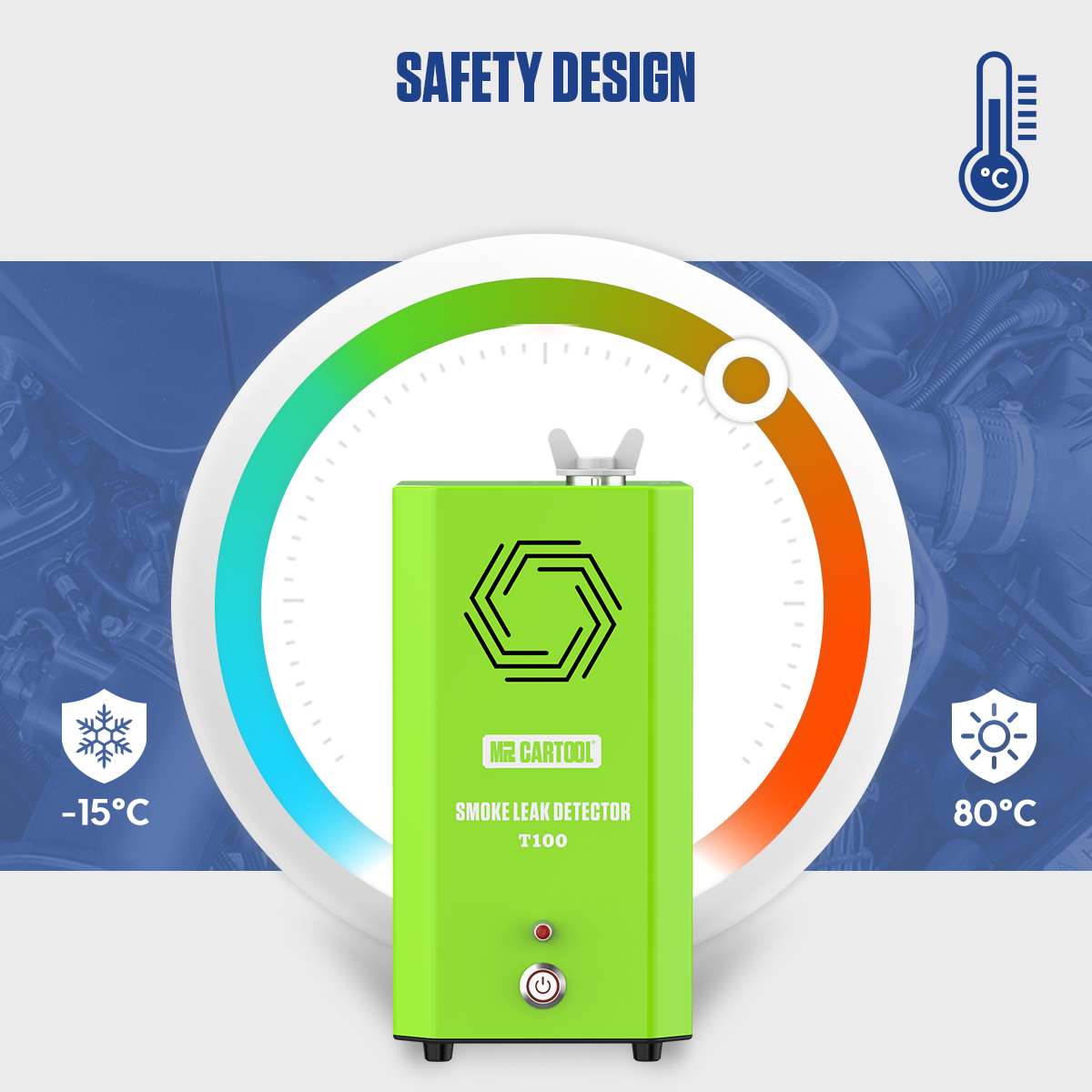 MRCARTOOL T100 Smoke Test Machine - Image 7