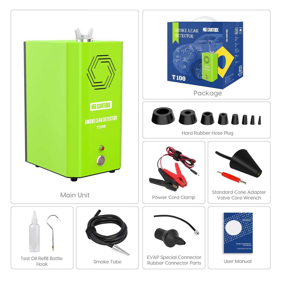 MRCARTOOL T100 Smoke Test Machine - Image 3