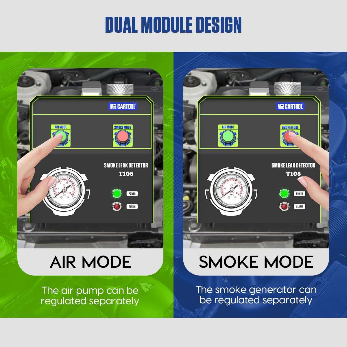 MR CARTOOL T105 Automotive Smoke Machine - Image 9