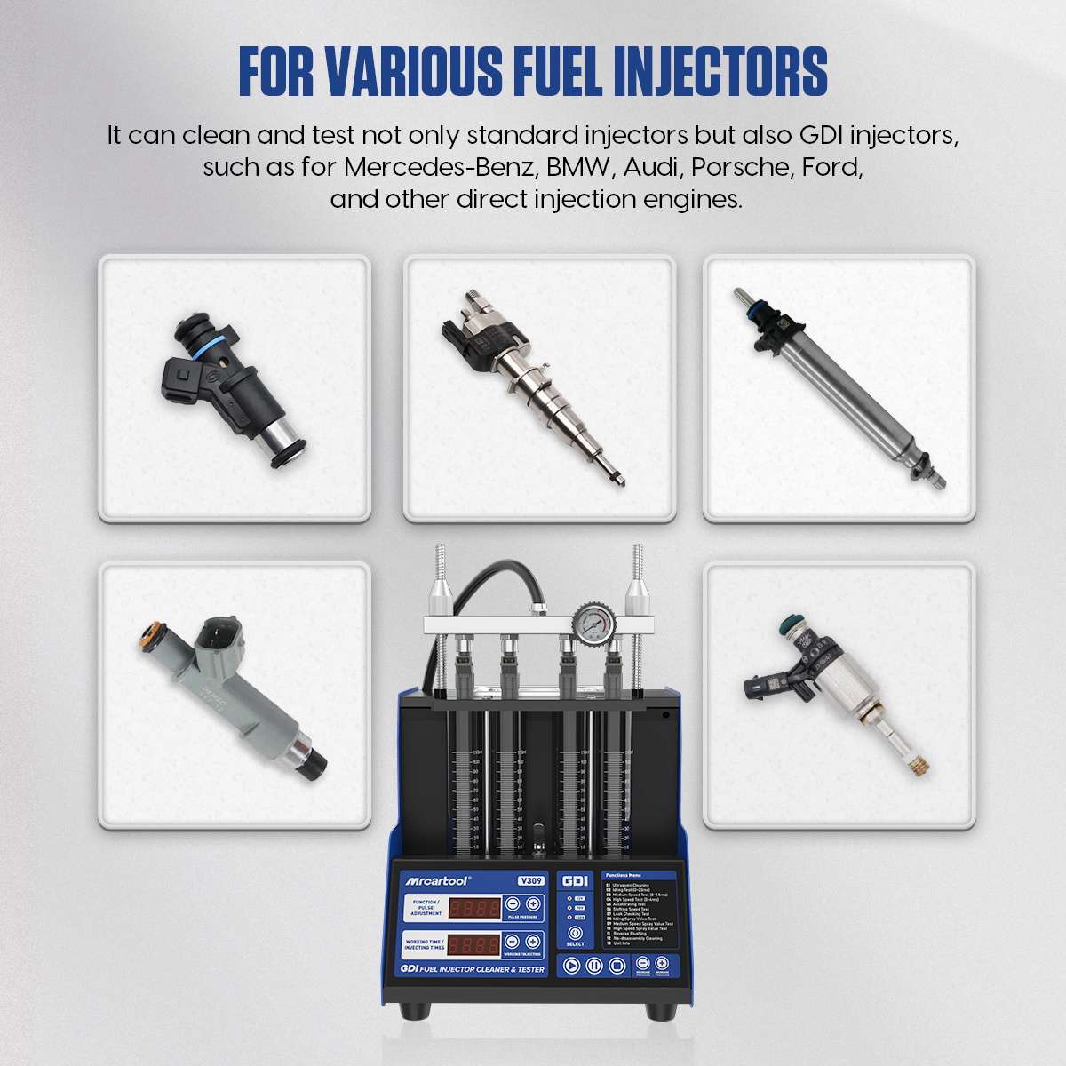 MRCARTOOL V309 Fuel Injector Tester Direct Injection - Image 3