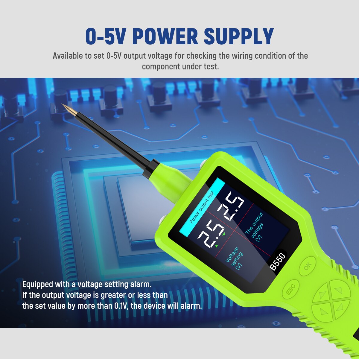 MRCARTOOL B550 Automotive Circuit Tester With LED Display - Image 7