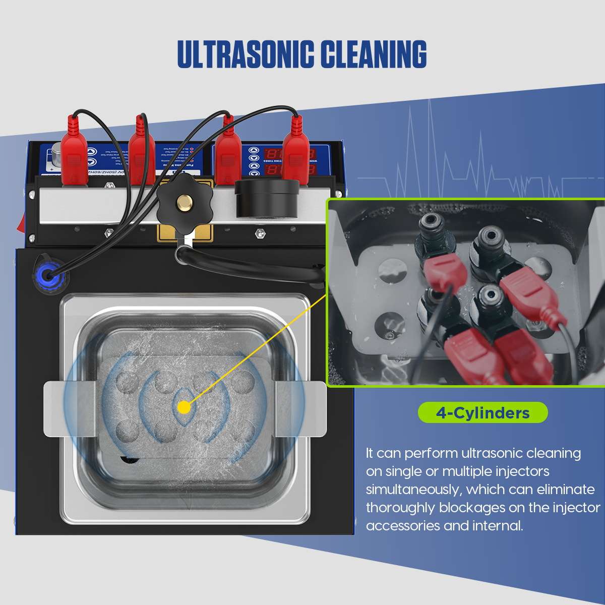 MRCARTOOL V308 Fuel Pressure Tester Boat Fuel Injector Cleaner - Image 3