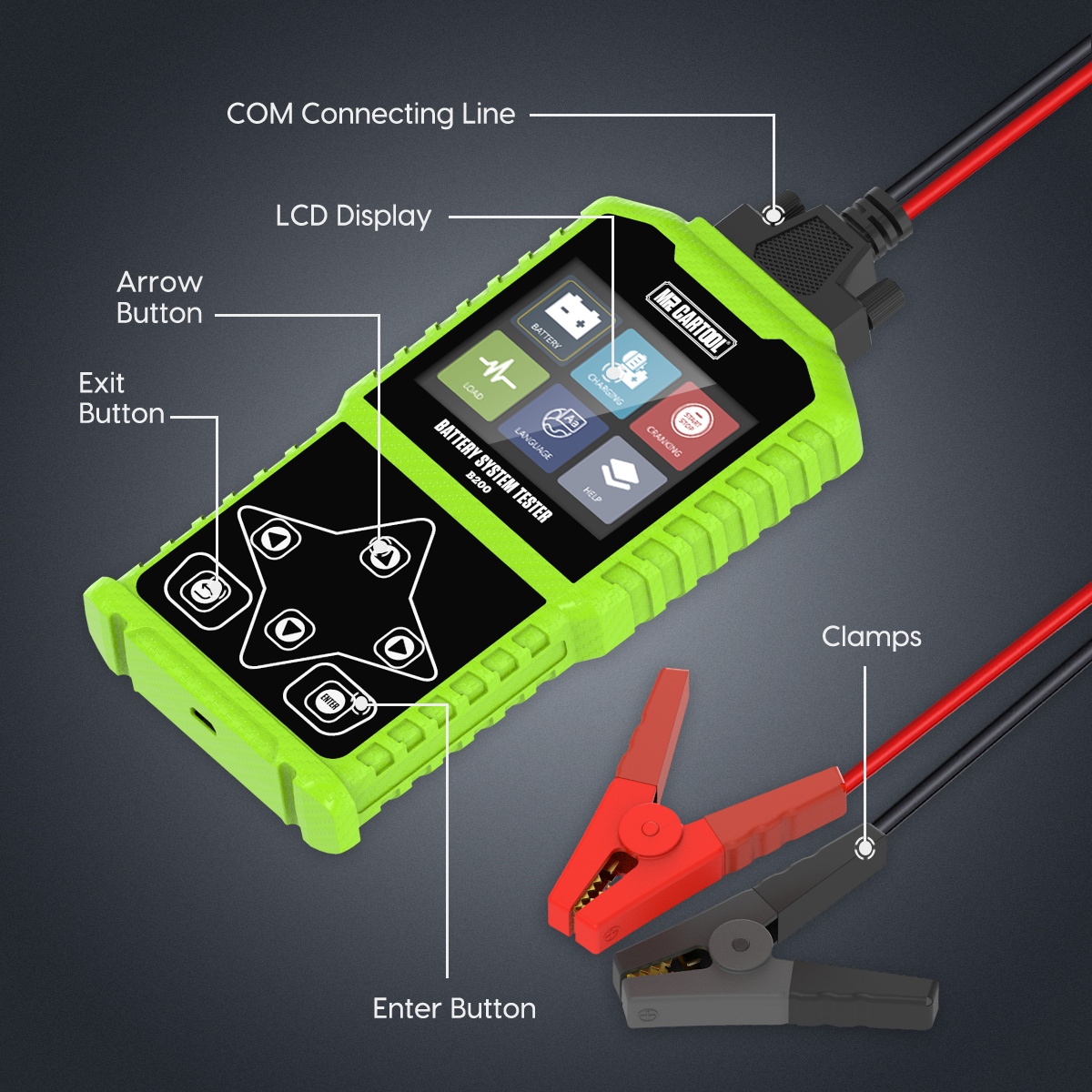 MRCARTOOL B200 Battery Power Checker - Image 9