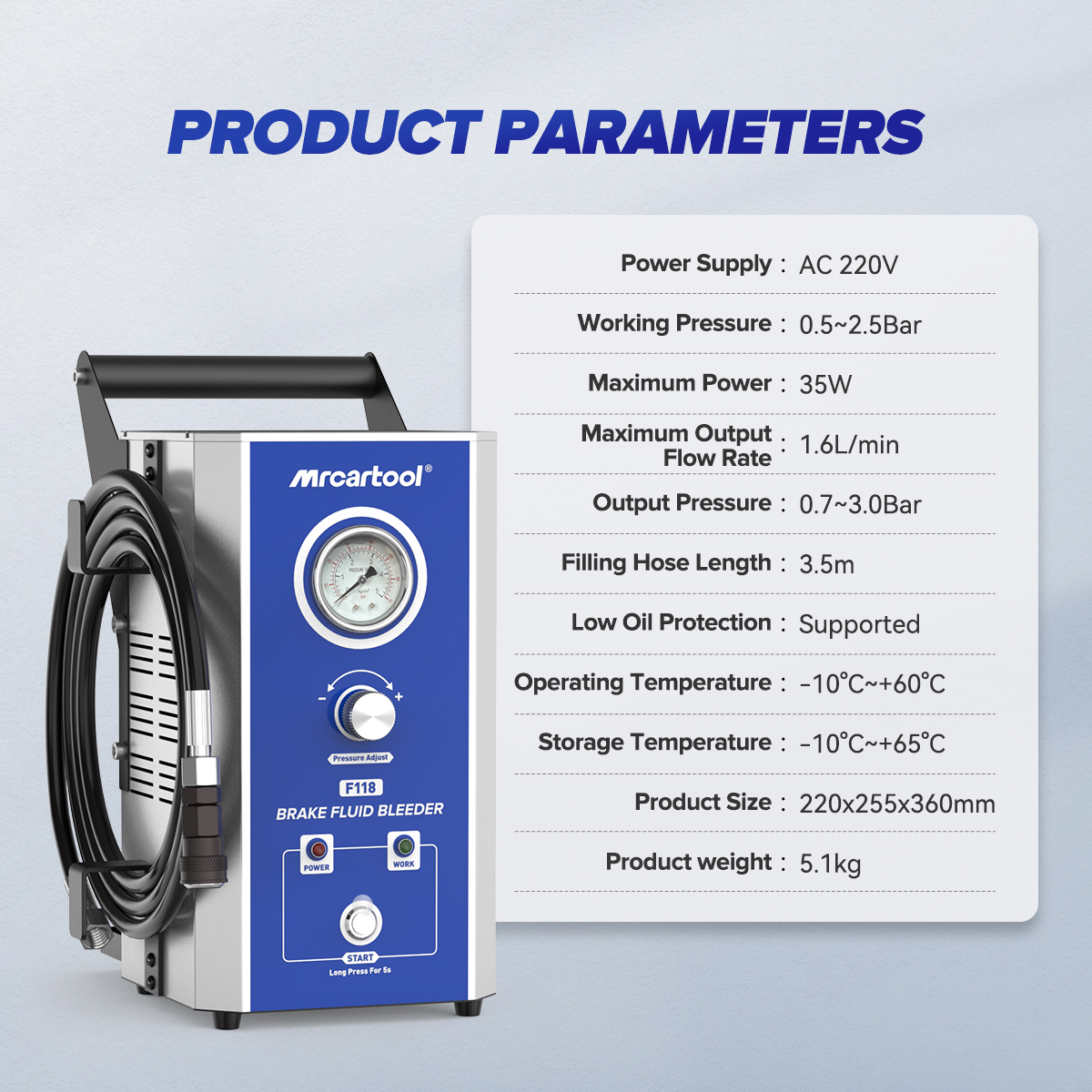 MR CARTOOL F118 Brake Flush System - Image 6