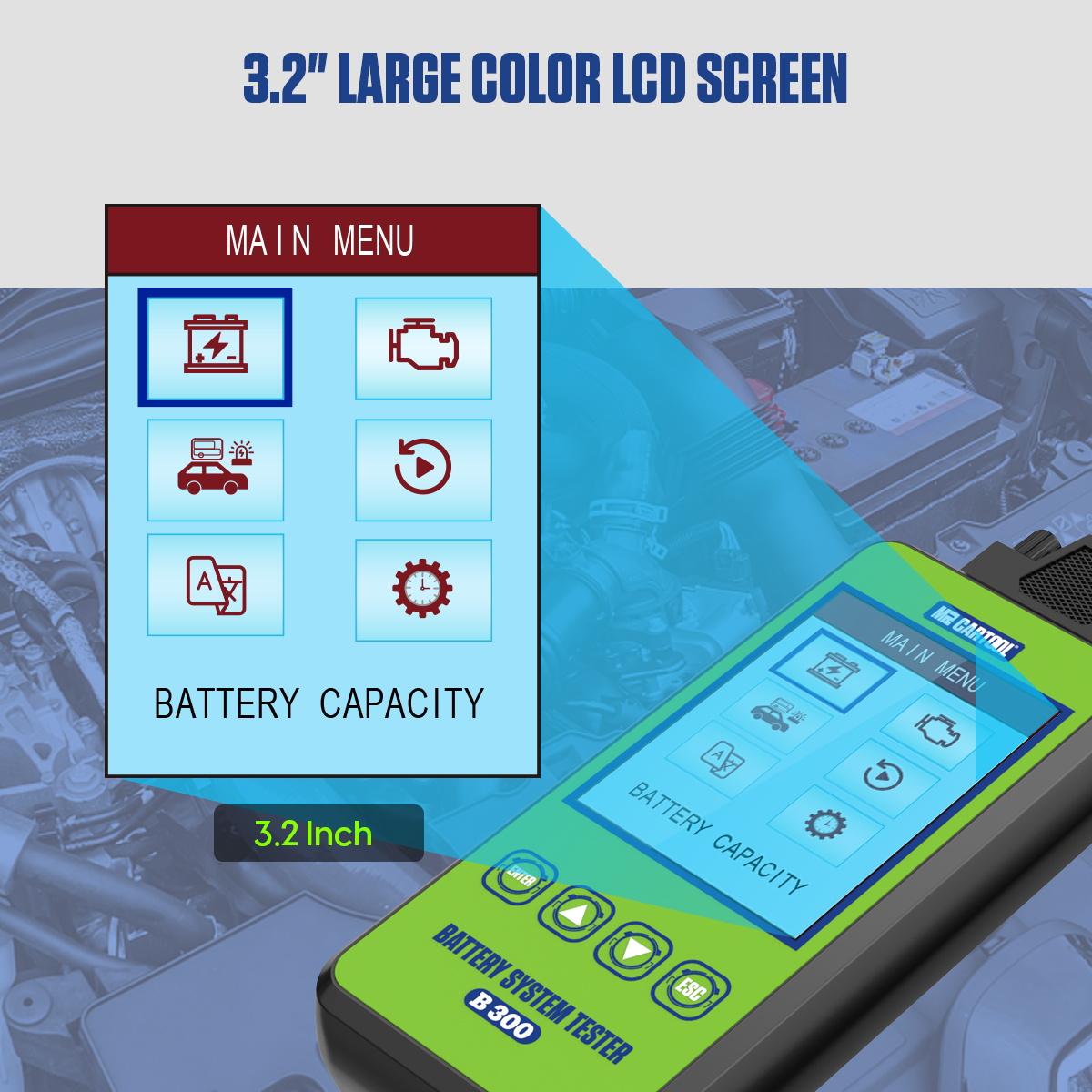 MRCARTOOL B300 Battery Tester for car - Image 7