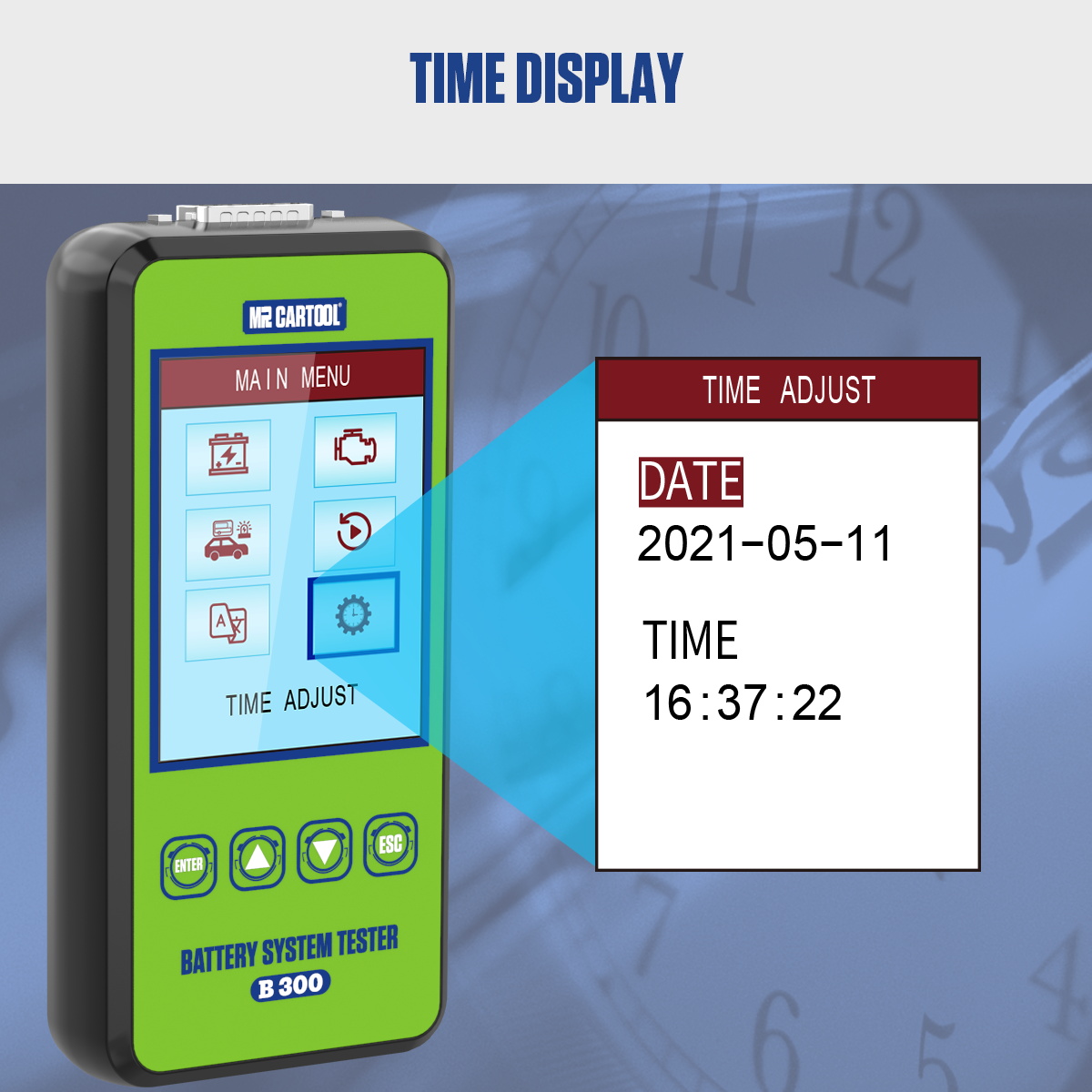 MRCARTOOL B300 Battery Tester for car - Image 5