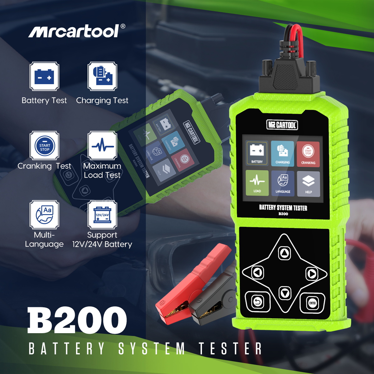MRCARTOOL B200 Battery Power Checker - Image 2