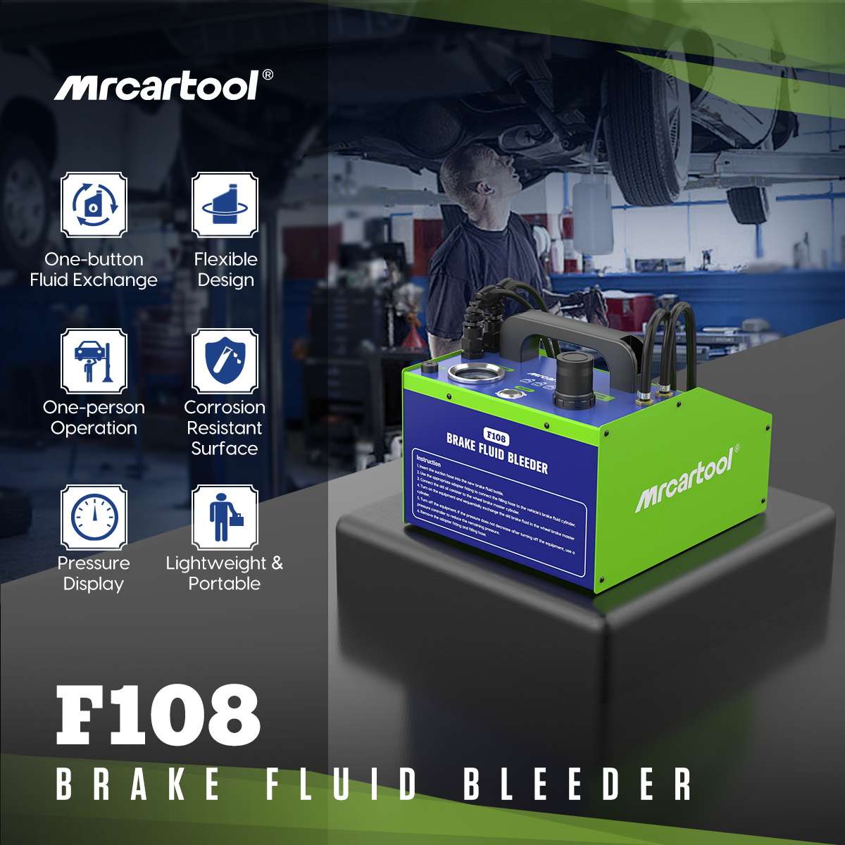 MRCARTOOL F108 Brake Fluid Exchange Machine - Image 2