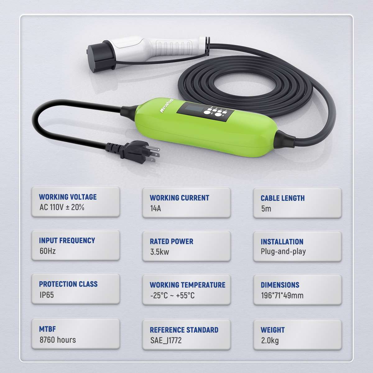 MRCARTOOL S300 Portable EV Charger With APP Control - Image 3