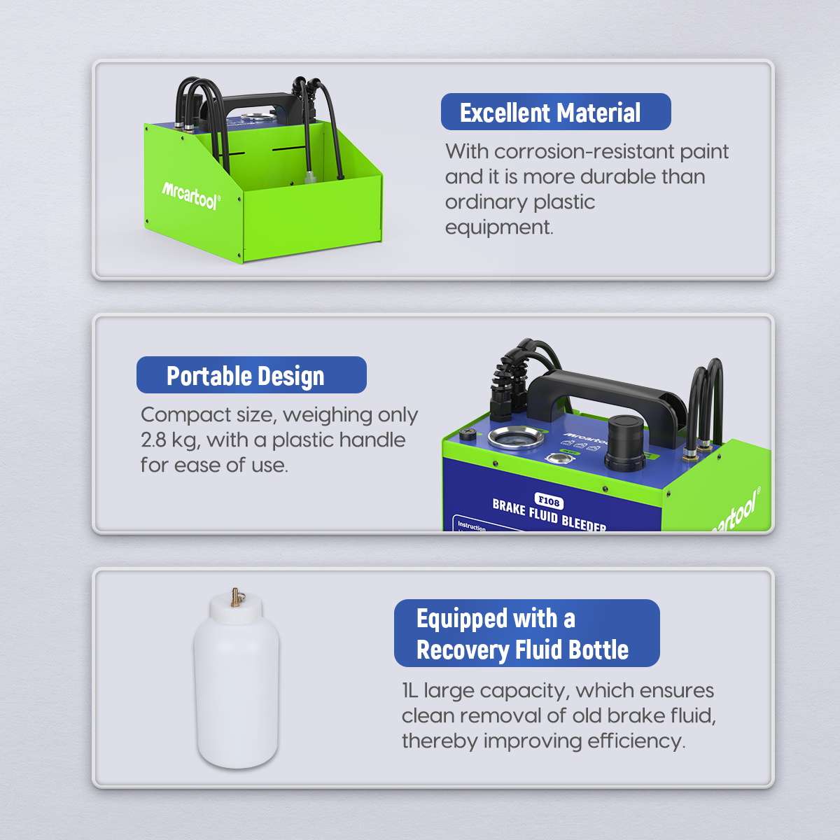 MRCARTOOL F108 Brake Fluid Exchange Machine - Image 5