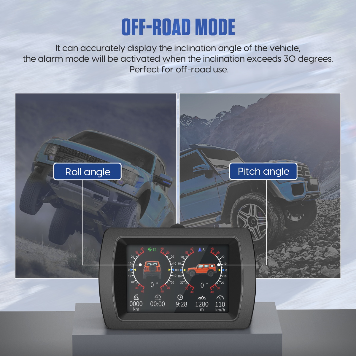 Car LCD Speedometer Display