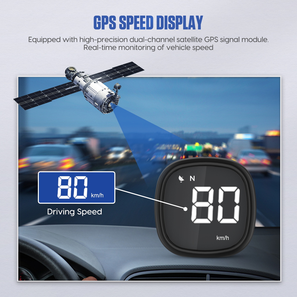 Car Mini OBD GPS Head Up Display