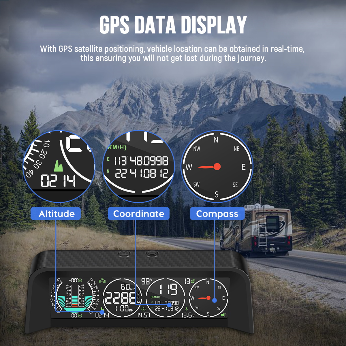GPS MPH KPH Speedometer