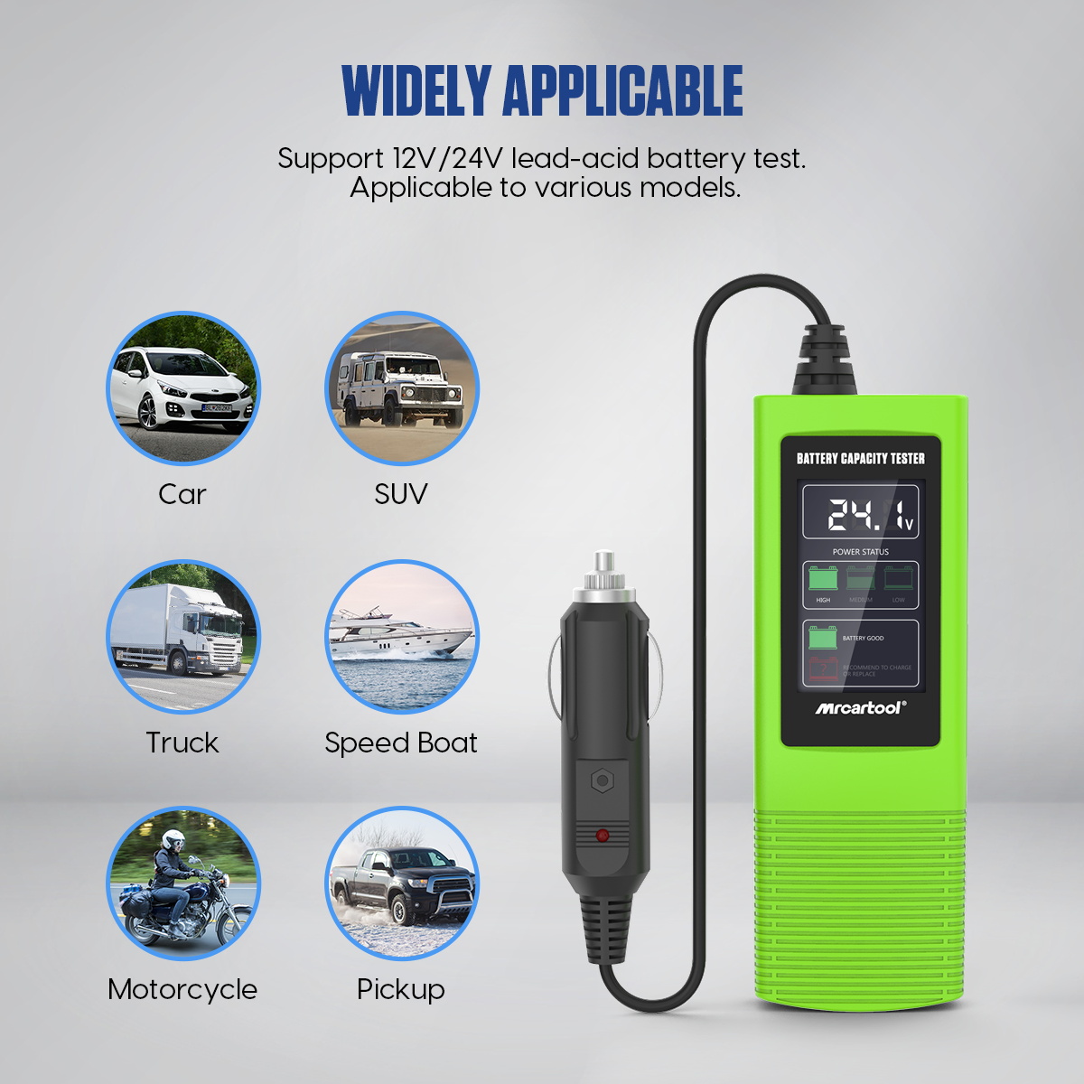 MRCARTOOL B50 Automotive Power Capacity Tester