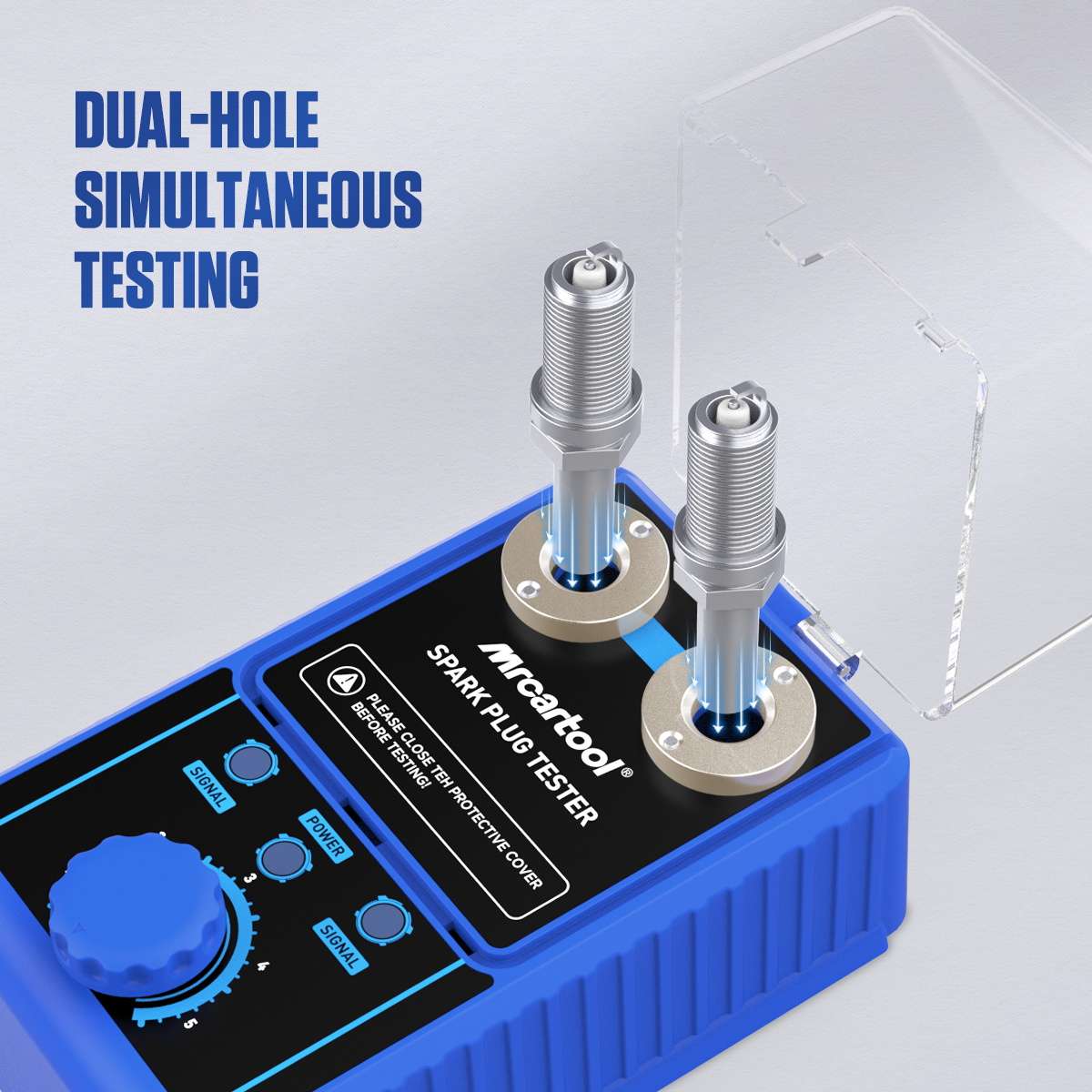 MRCARTOOL Car Spark Plug Tester with Auto Adjustable for 12V Vehicles - Image 8