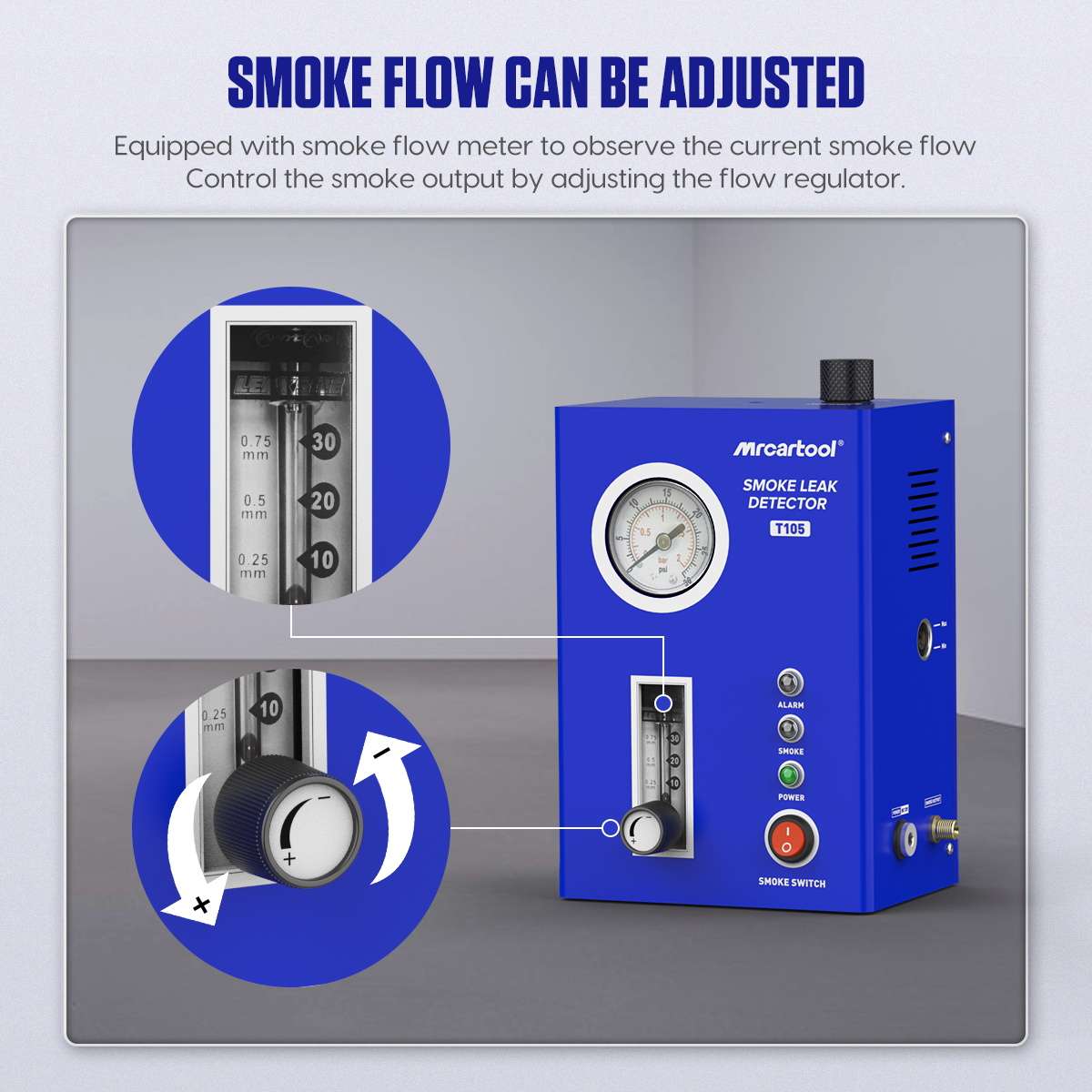 MRCARTOOL T105 Smoke For Leak Detection Evap Leak Tester - Image 3