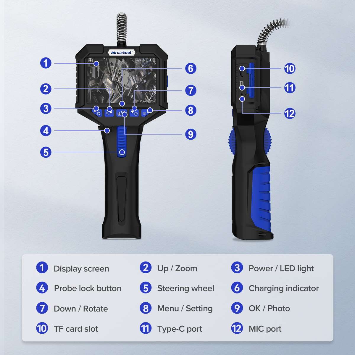 MRCARTOOL N150 210° Articulating Borescope - Image 12