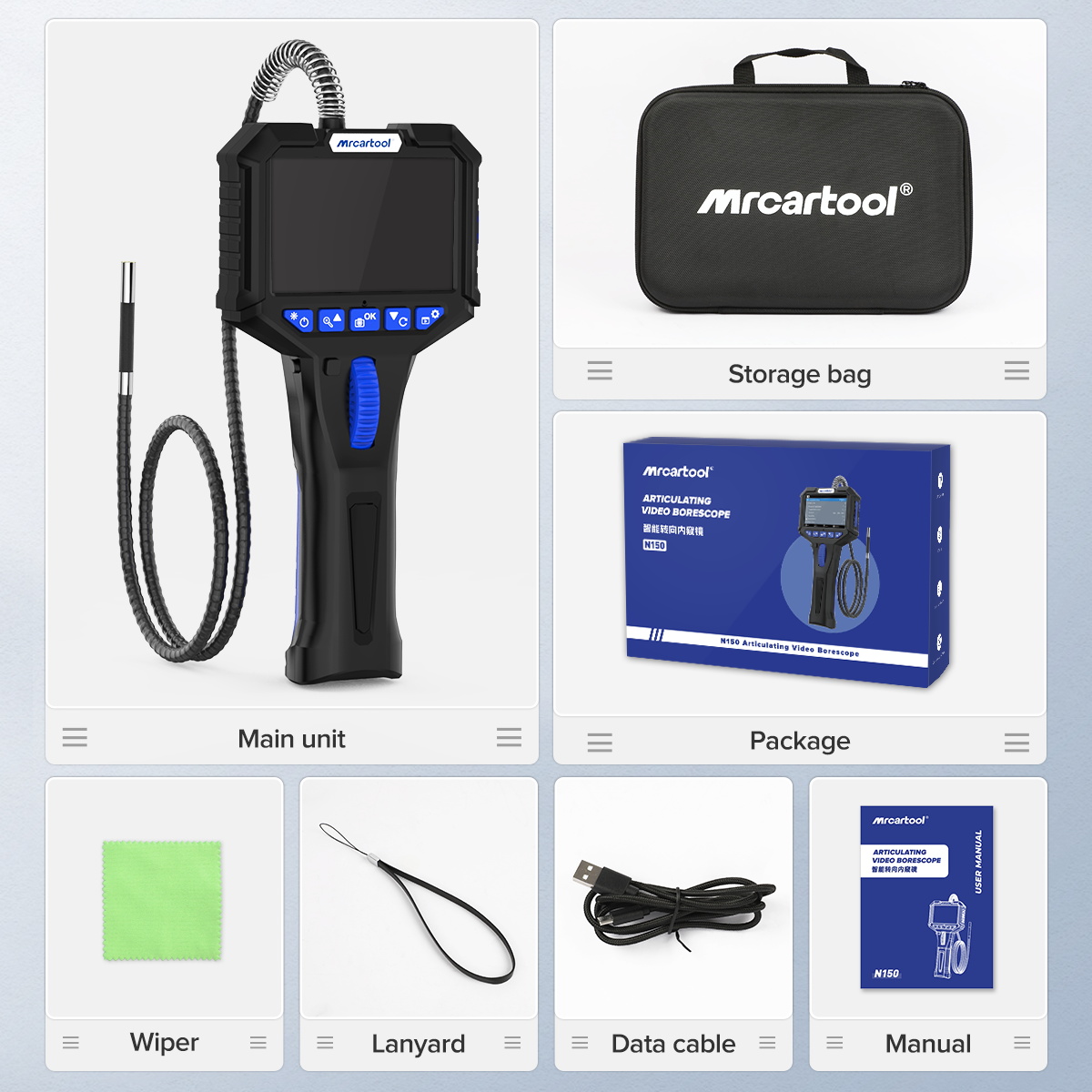 MRCARTOOL N150 210° Articulating Borescope - Image 14