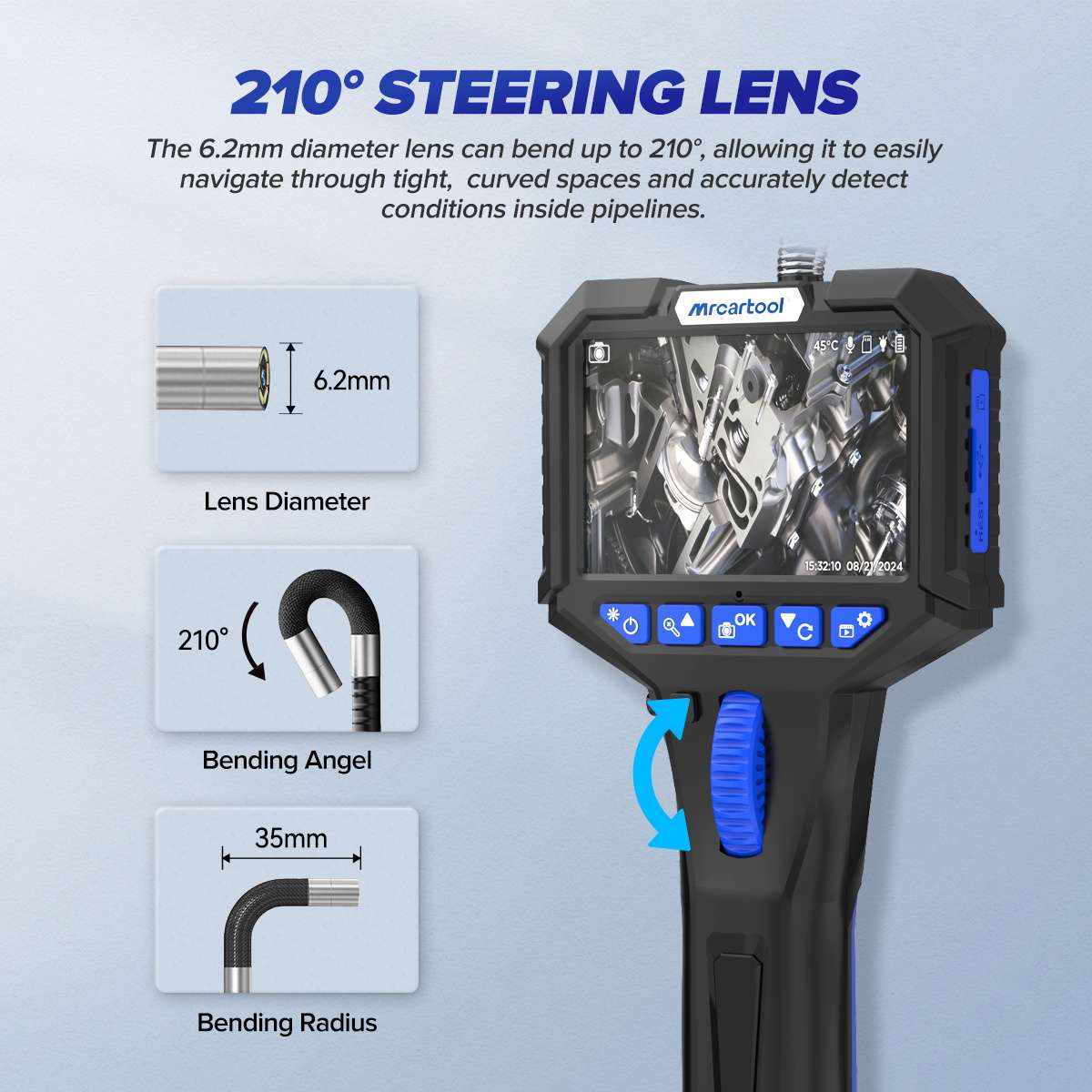 MRCARTOOL N150 210° Articulating Borescope - Image 3