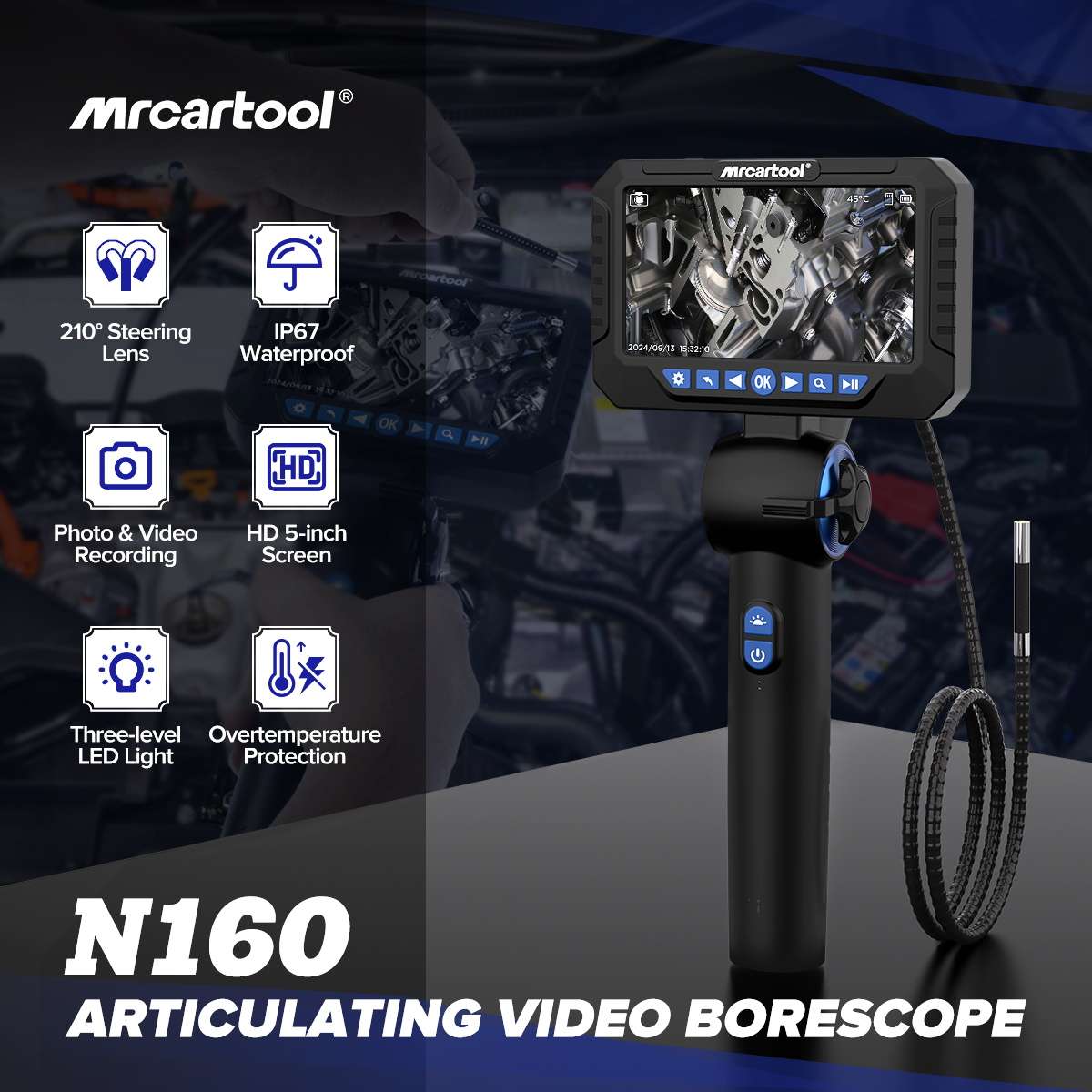 MRCARTOOL N160 Pipe Inspection Camera Inspection Cameras - Image 2