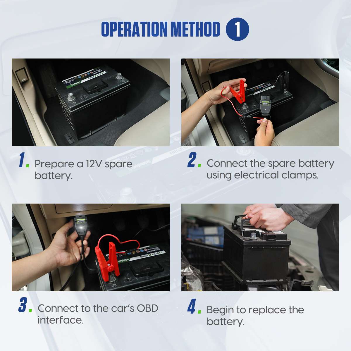 MRCARTOOL E60 ECU Emergency Power Supply Cable 12V - Image 6