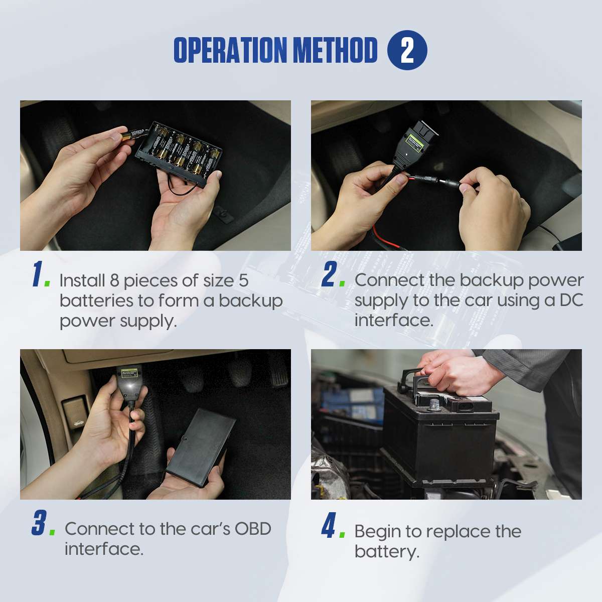 MRCARTOOL E60 ECU Emergency Power Supply Cable 12V - Image 7