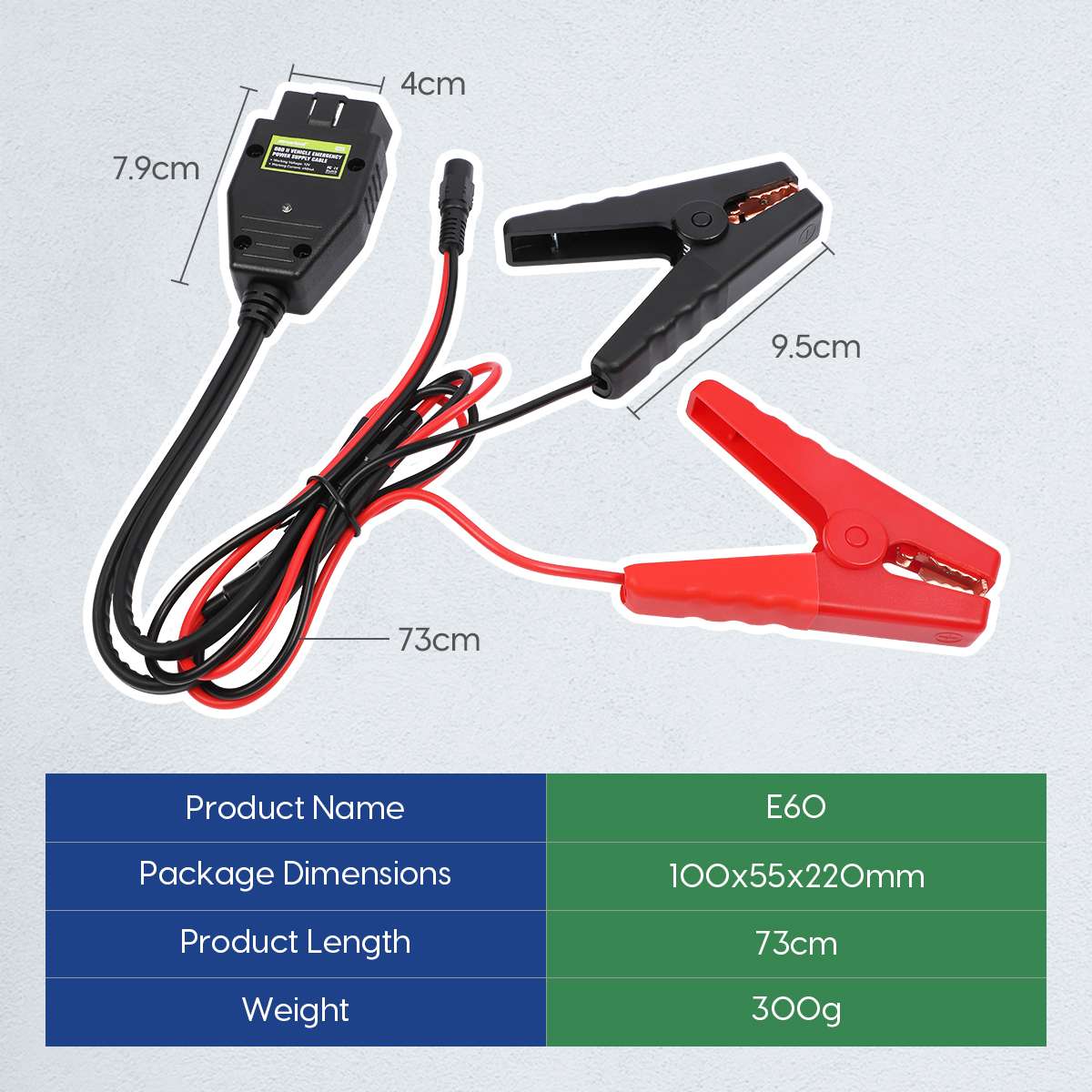 MRCARTOOL E60 ECU Emergency Power Supply Cable 12V - Image 8