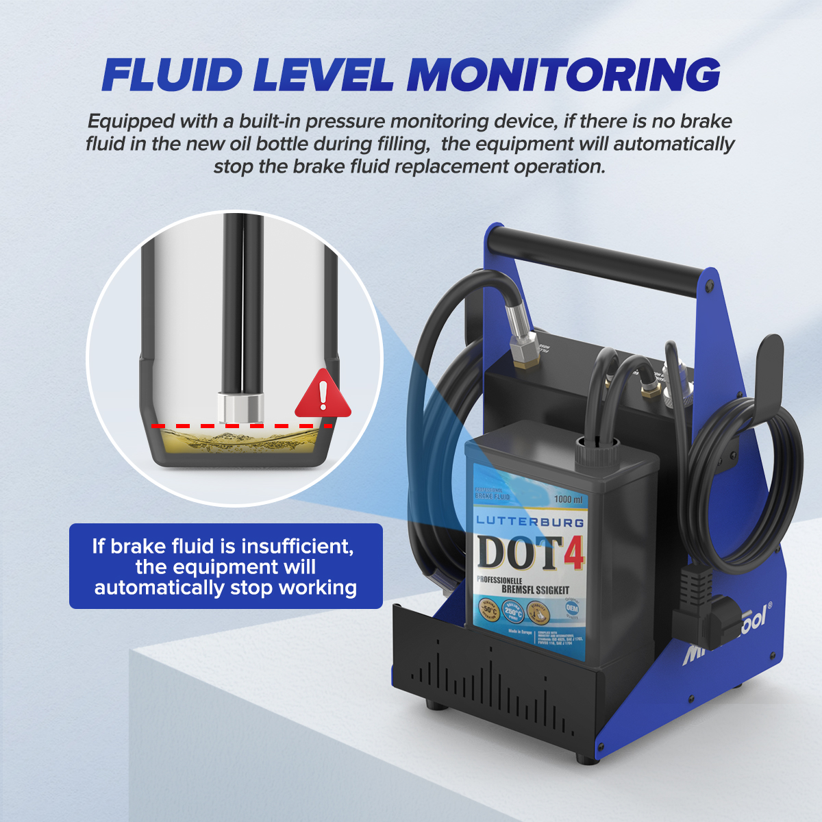 MRCARTOOL F109 Brake Flush Machine Automatic Brake Bleeder - Image 10