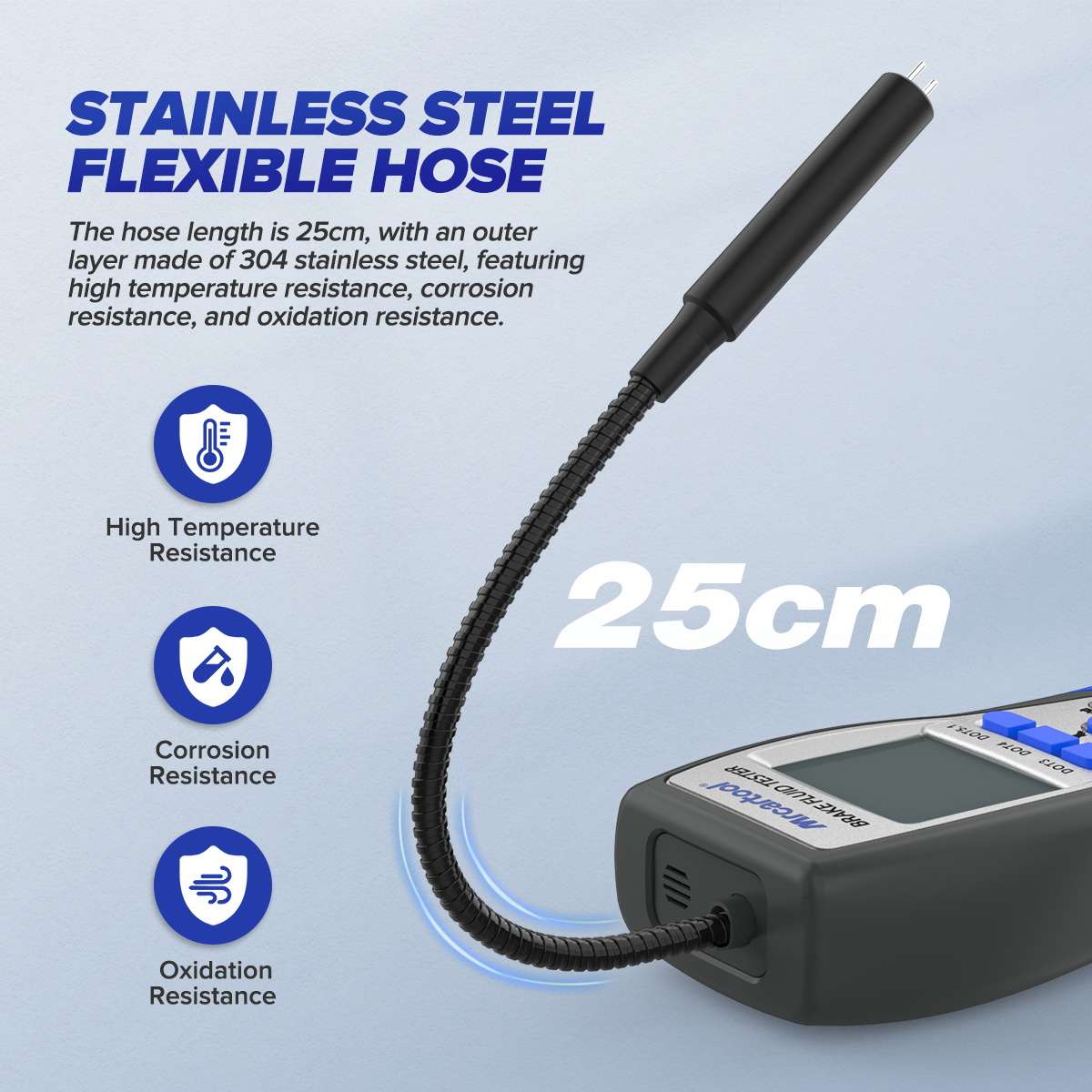 MR CARTOOL F60 Brake Fluid Tester with HD Blackit Screen - Image 4