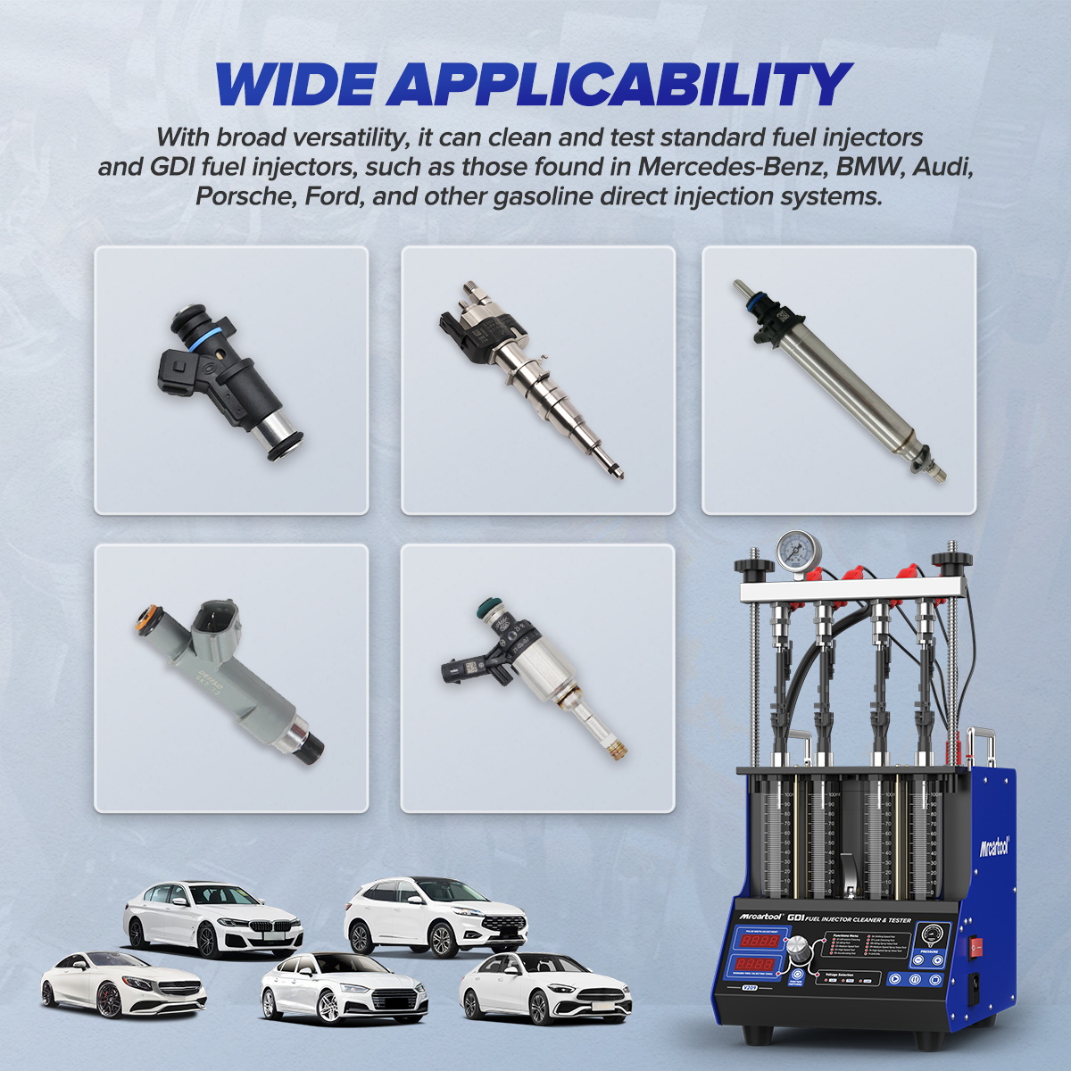 MRCARTOOL V209 GDI Fuel Injector Cleaner 4-Cylinder Gasoline Outboard Motor - Image 4