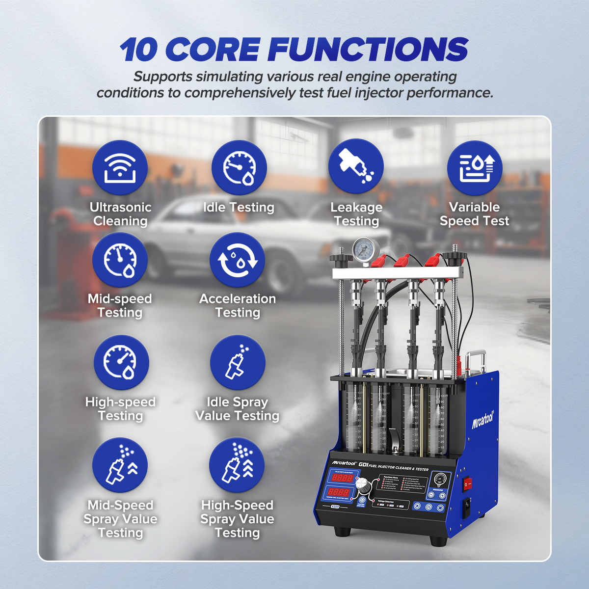 MRCARTOOL V209 GDI Fuel Injector Cleaner 4-Cylinder Gasoline Outboard Motor - Image 7