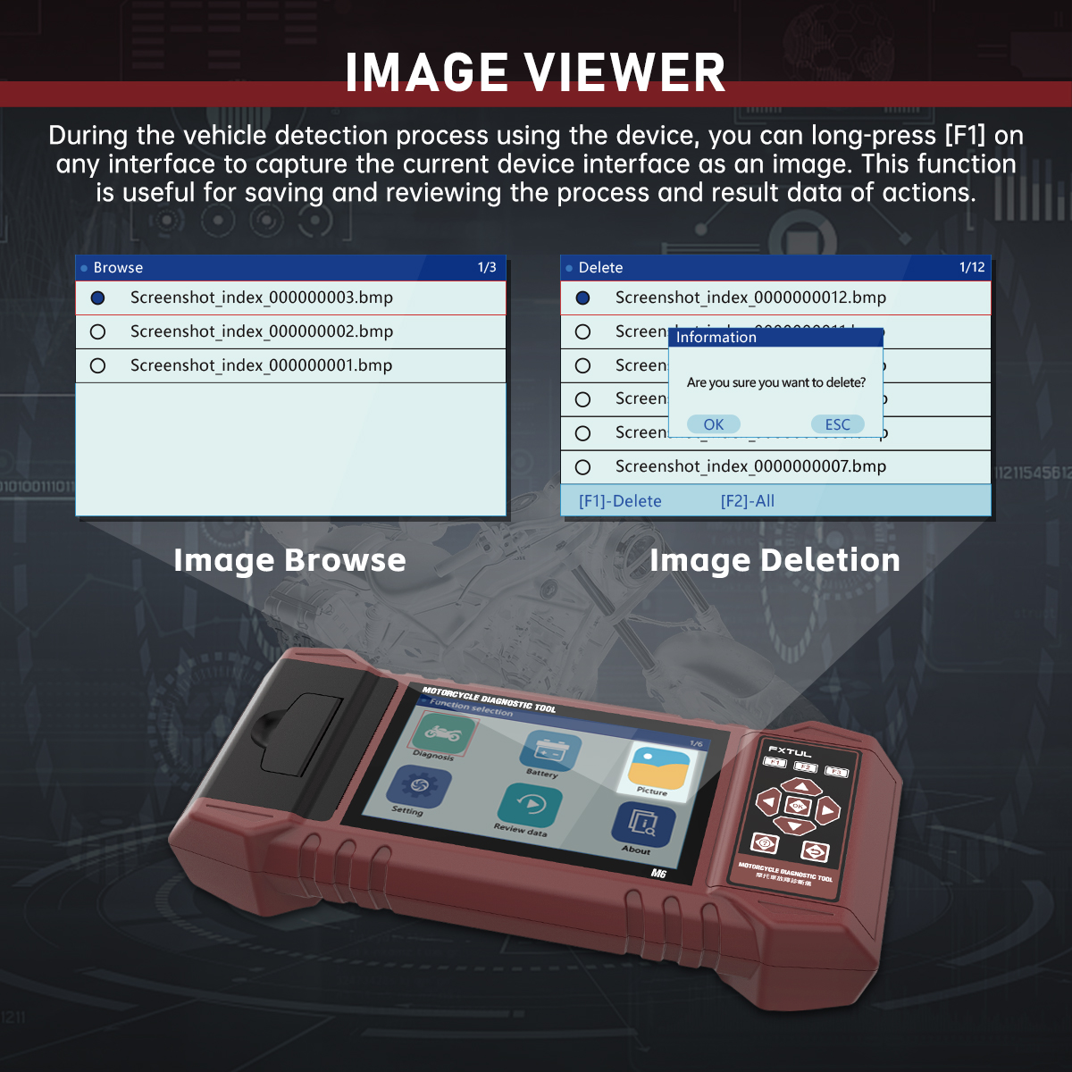 FXTUL M6 Motorcycle Diagnostic Tool - Image 7