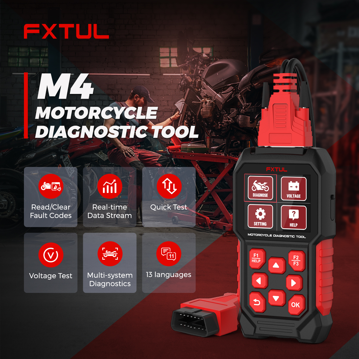 FXTUL Motorbike Diagnostic Tool