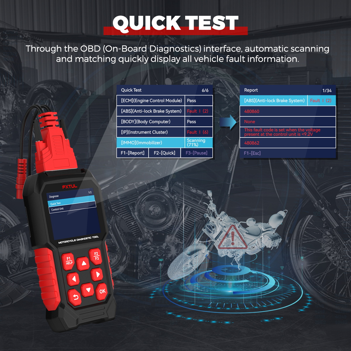 FXTUL Motorbike Diagnostic Tool