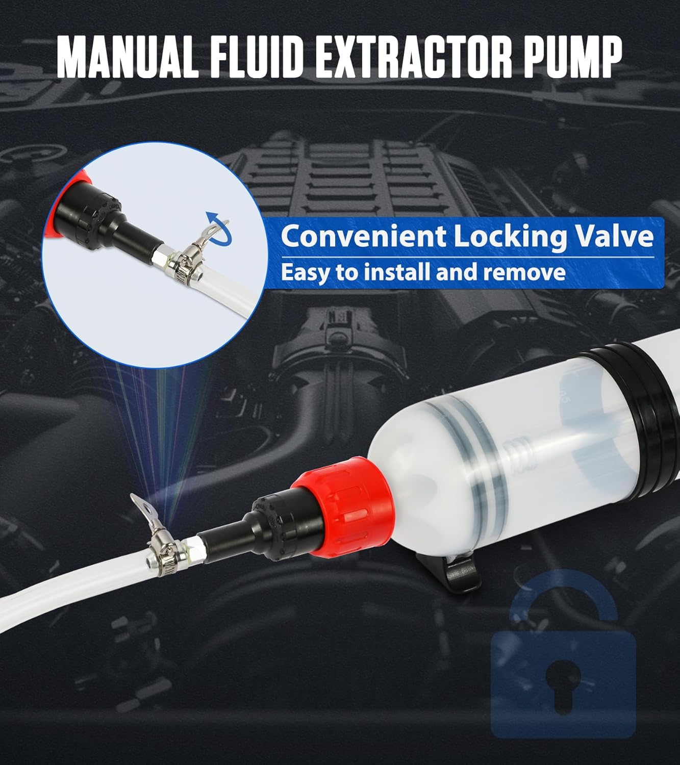 MRCARTOOL 1.5 Liters Oil Extractor Pump - Image 6