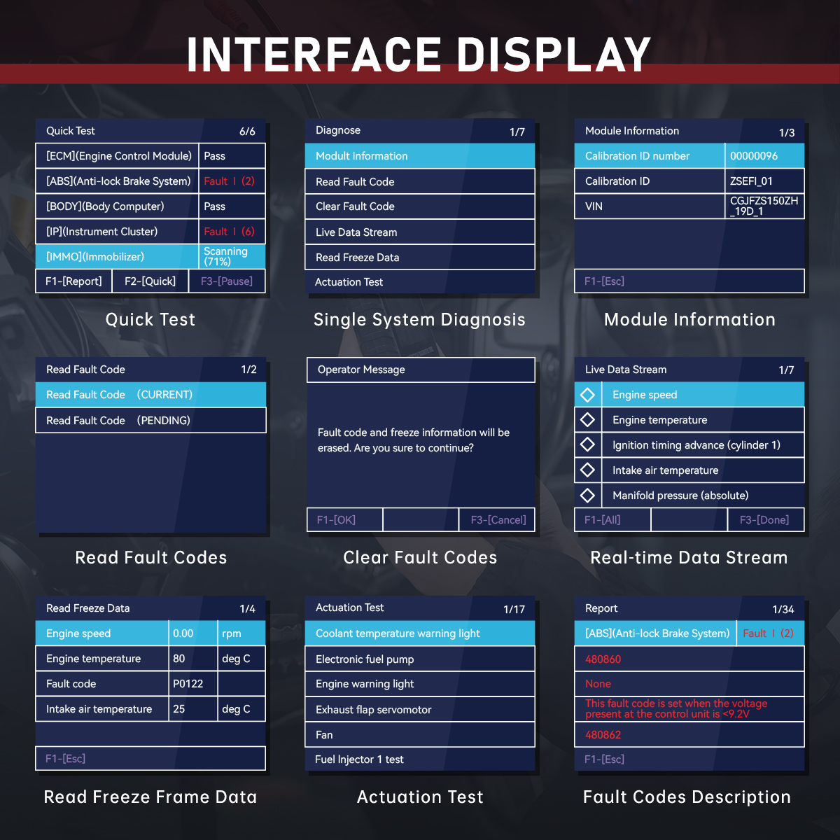 FXTUL M3 Motorcycle Obd Scanner for Bike - Image 9