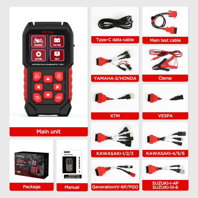 Packing list of Motorbike Diagnostic Tool