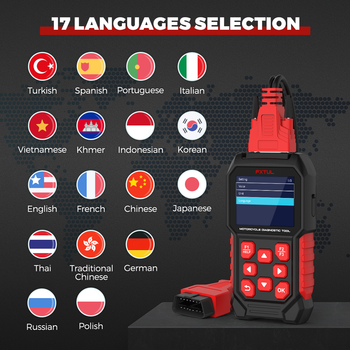 FXTUL Motorbike Diagnostic Tool