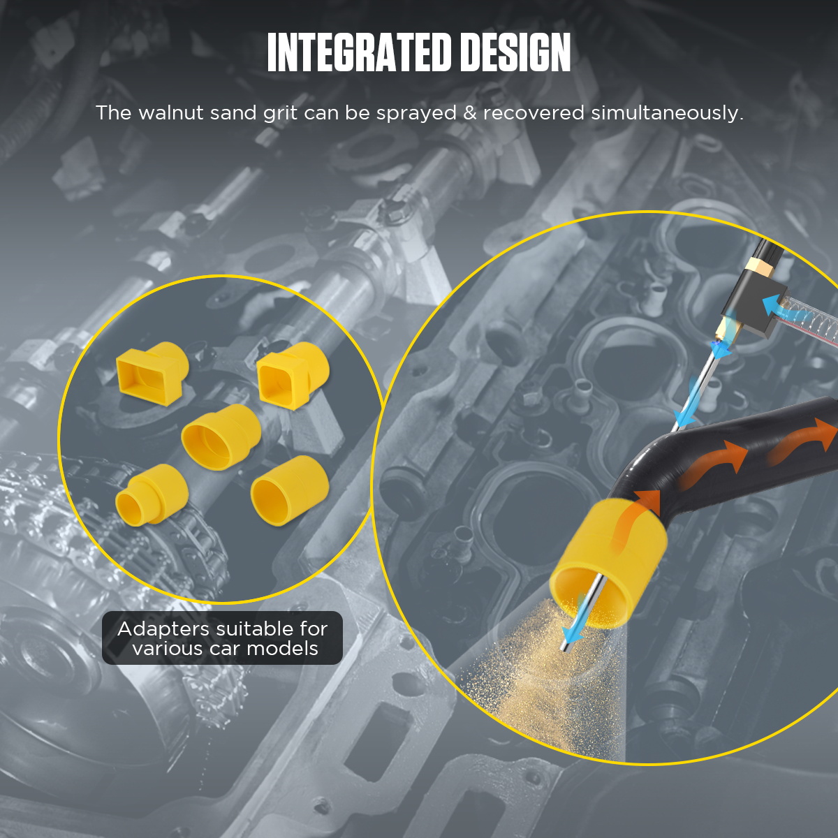 Walnut Shell Sand Blaster Carbona Washing Machine Cleaner - Image 9