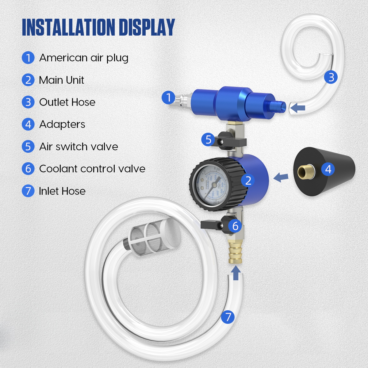 Automotive Vacuum Purge and Cooling System Refill Kit - Image 6