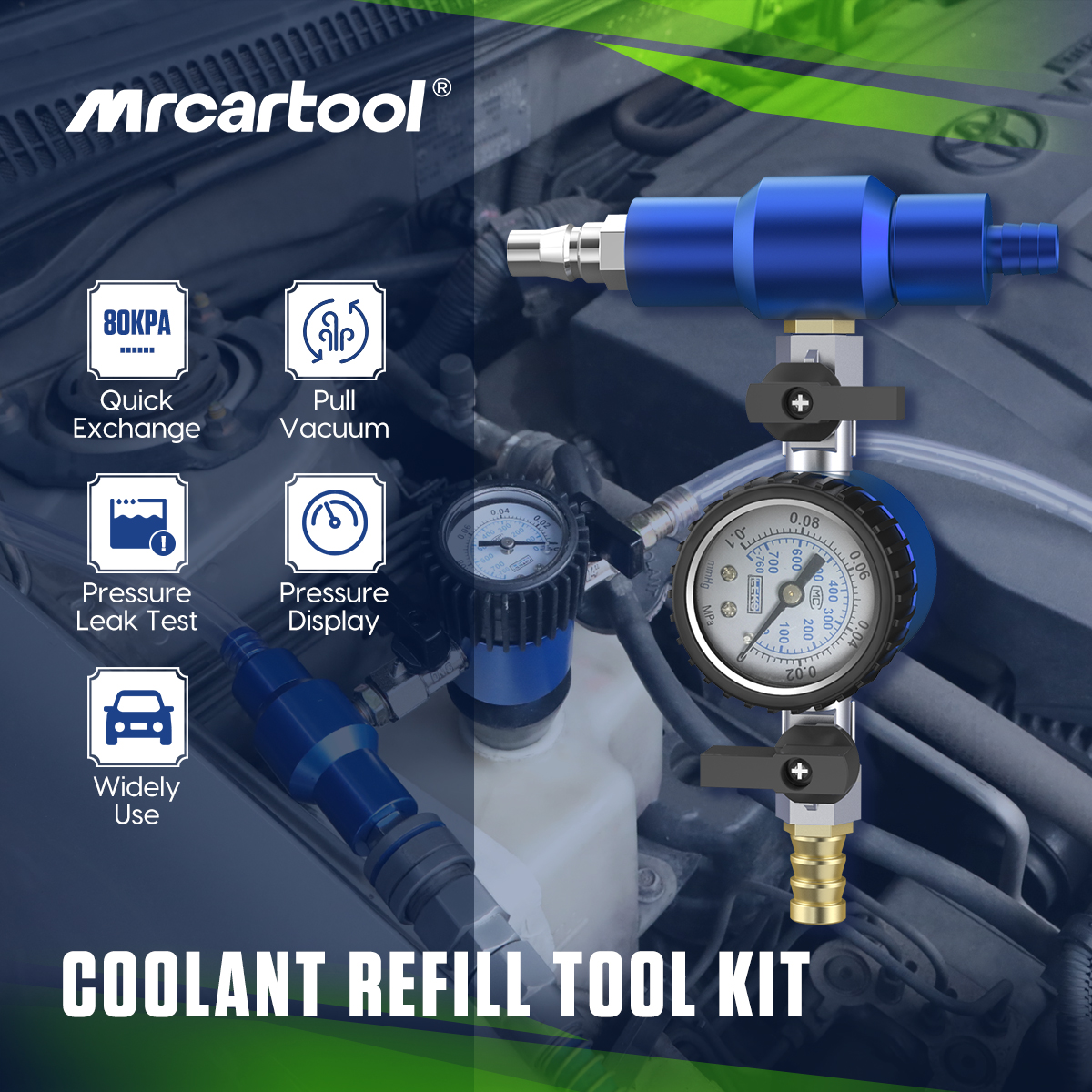 Automotive Vacuum Purge and Cooling System Refill Kit - Image 2