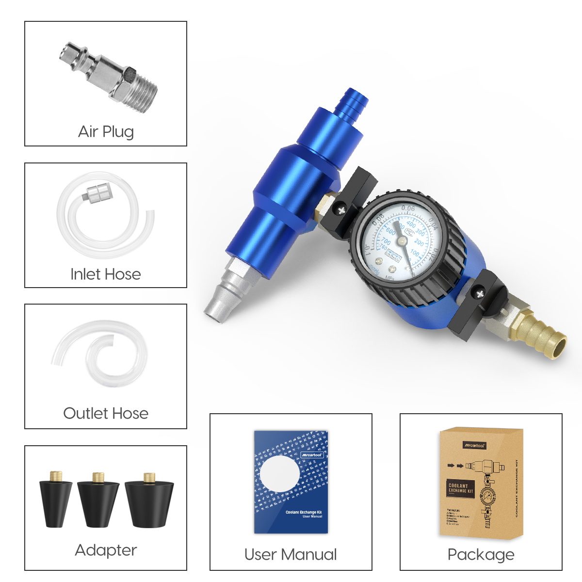 Automotive Vacuum Purge and Cooling System Refill Kit - Image 9