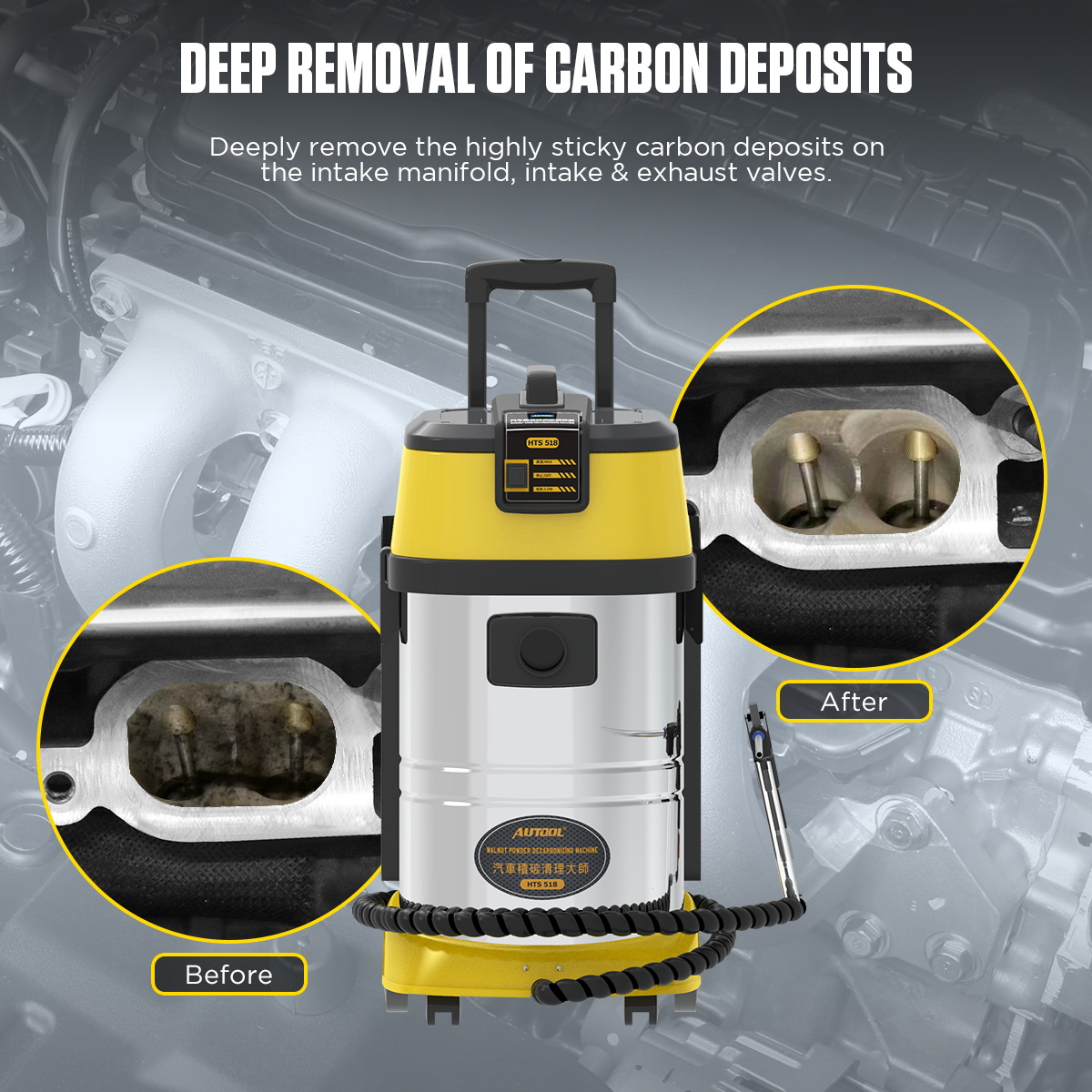 Walnut Shell Sand Blaster Carbona Washing Machine Cleaner - Image 3