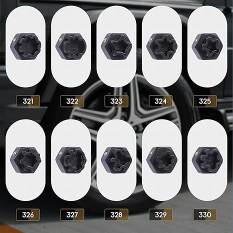 MRCARTOOL 32PCS Locking Wheel Nut Removal Tool for Benz - Image 6