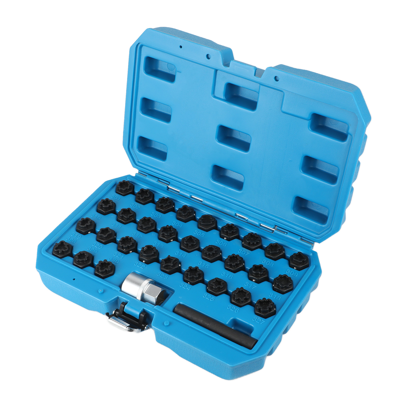 MRCARTOOL 32PCS Locking Wheel Nut Removal Tool for Benz - Image 11
