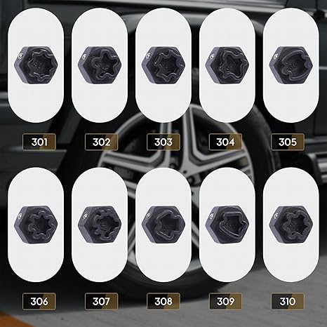 MRCARTOOL 32PCS Locking Wheel Nut Removal Tool for Benz - Image 4