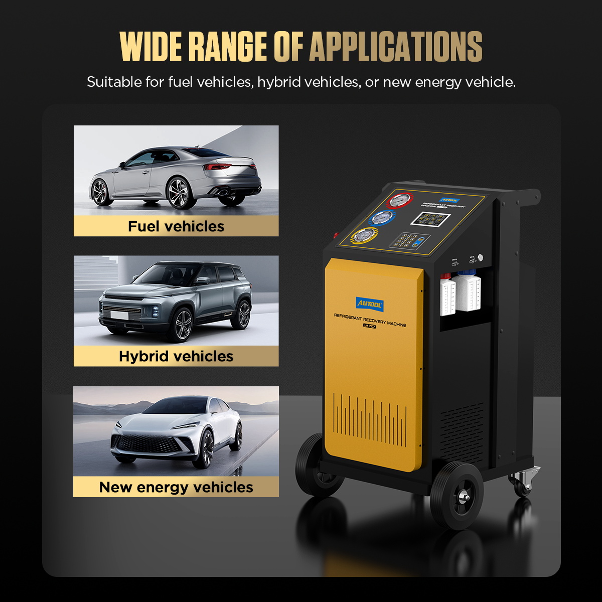 AUTOOL LM707 Refrigerant Recovery Machine - Image 7