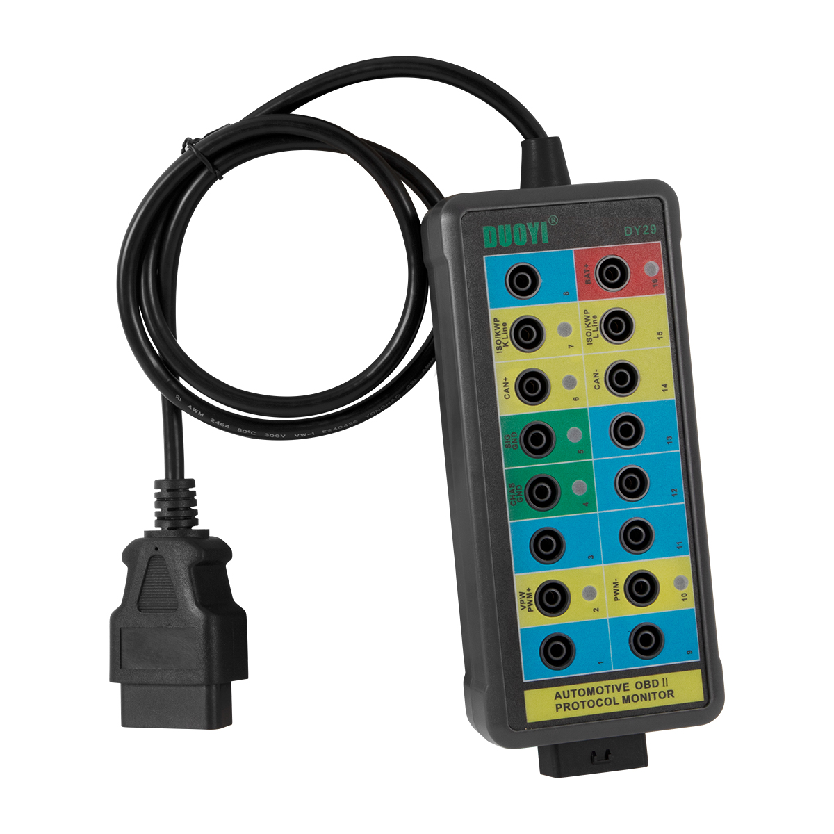 Automotive Diagnostic Protocol Tester DY29 Automotive Obd2 OBDII Interface Monitor - Image 10